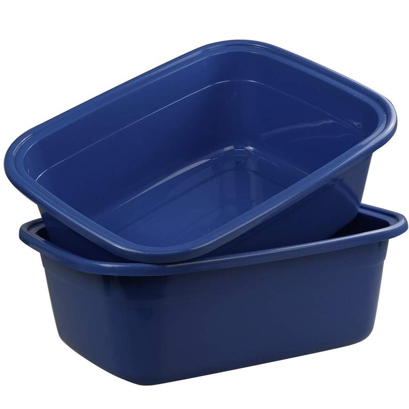 Saedy Plastic Washing Basin, 18 Quart Dishpan, Pack of 2 - Image 1